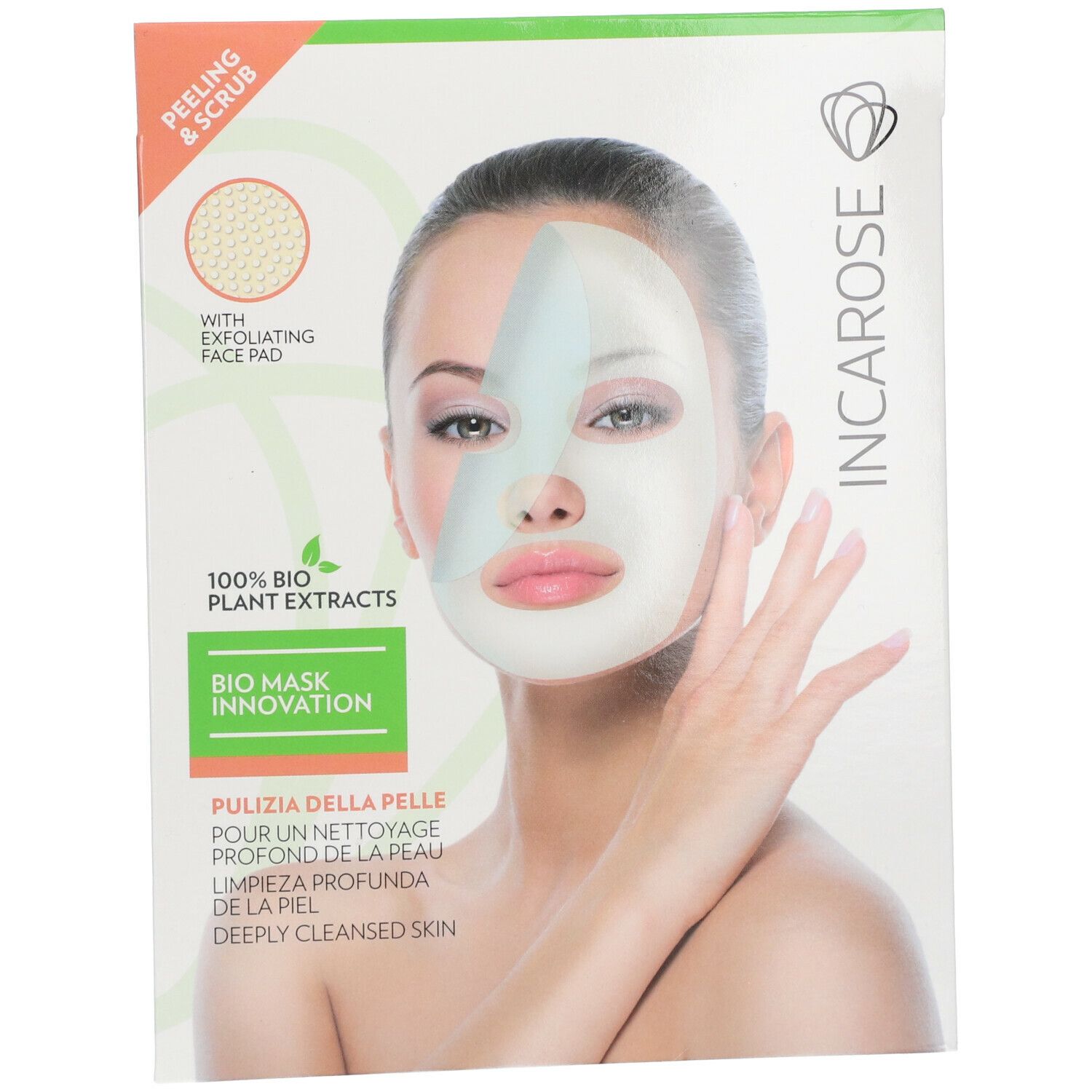 INCAROSE Bio Mask Peeling & Scrub Gesichtsmaske