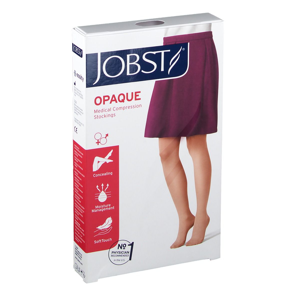 Image of Jobst Opaque Klasse 2 Knie Medium Honig