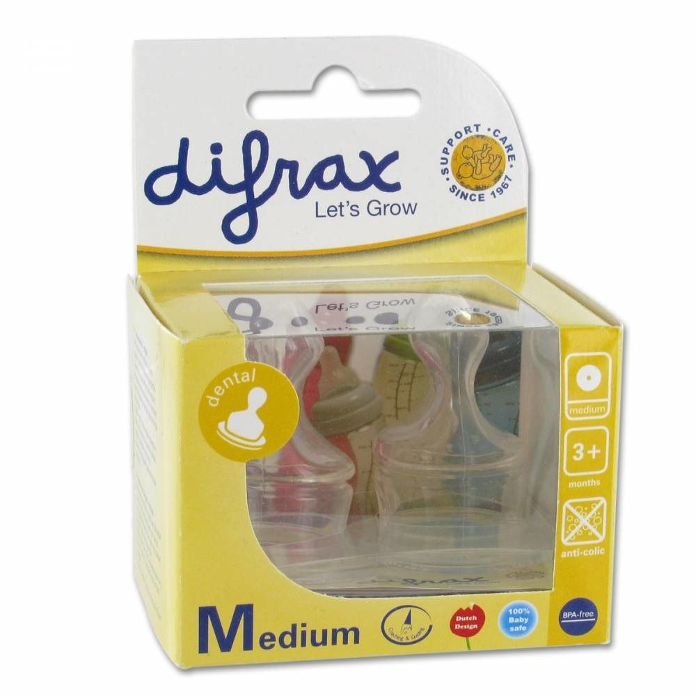 Difrax® Dental Médium Tétine