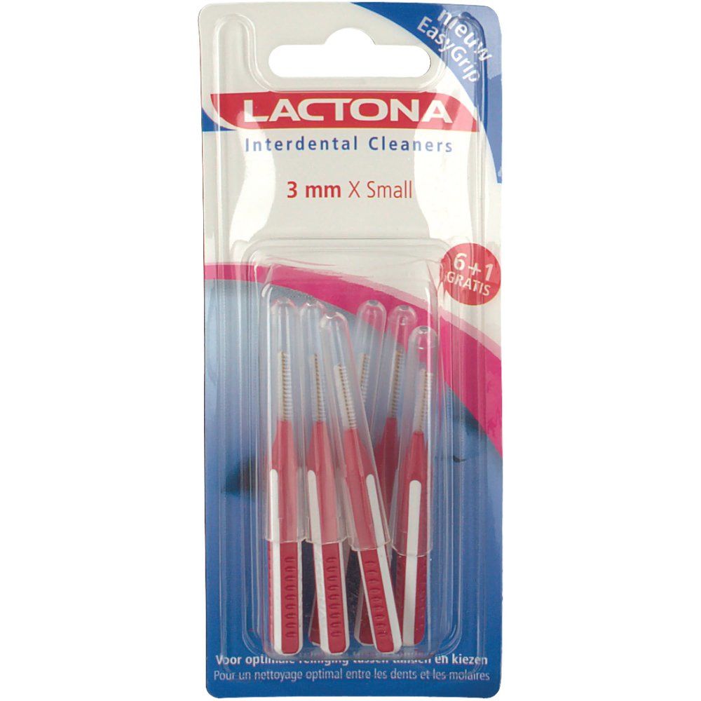 Image of Lactona Easy Grip Brossettes Interdentaires XS 3 mm