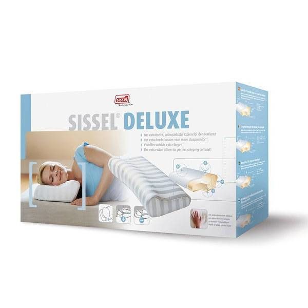 Sissel Deluxe Oreiller Large + Taie Satinée
