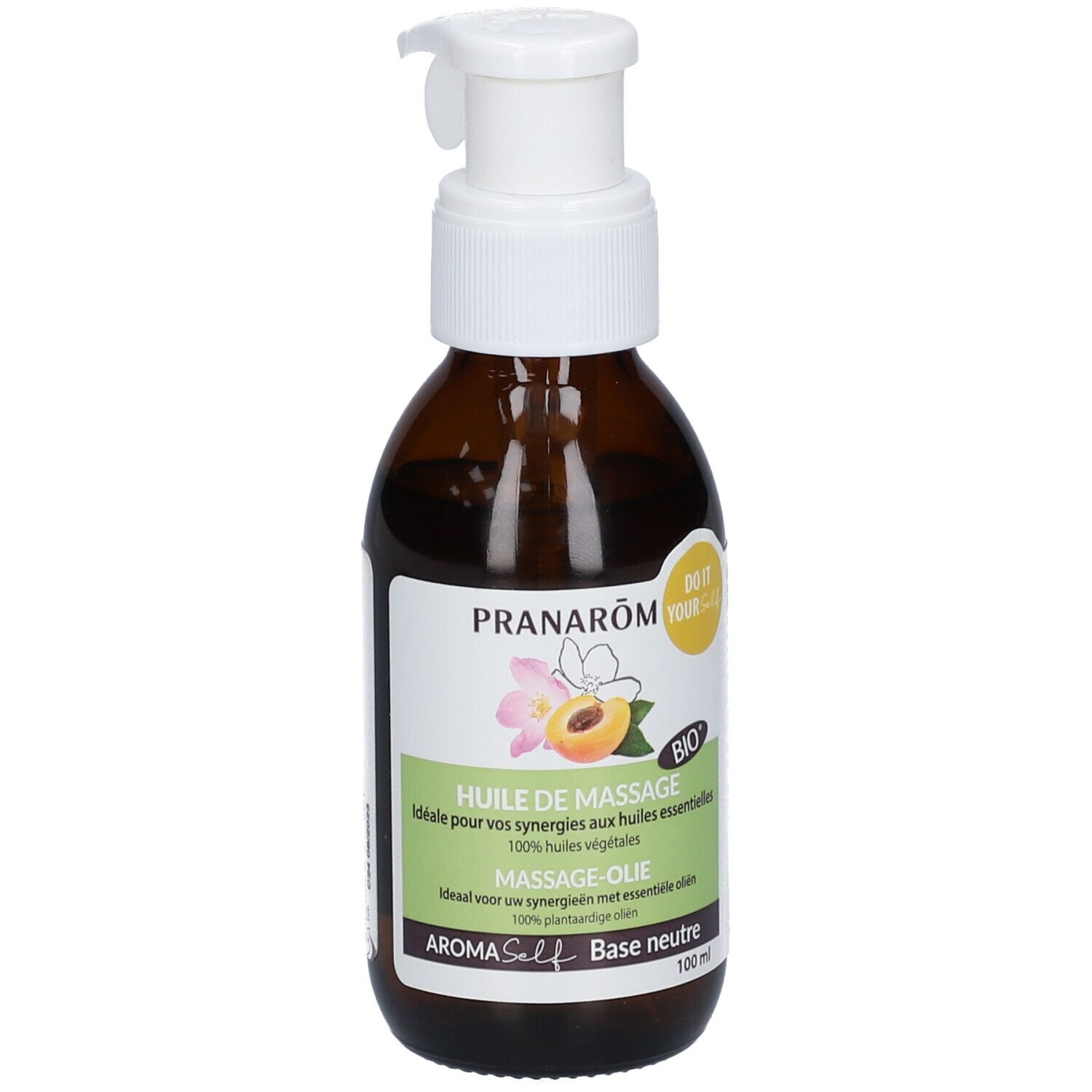 Pranarôm Huile de massage neutre Bio