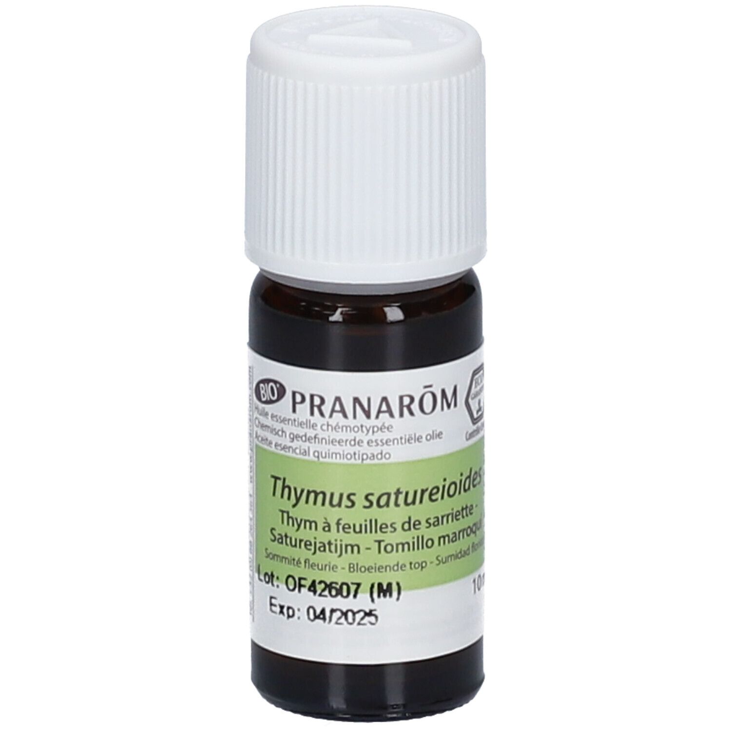 Pranarôm Huile Essentielle Thym à feuilles de sarriette