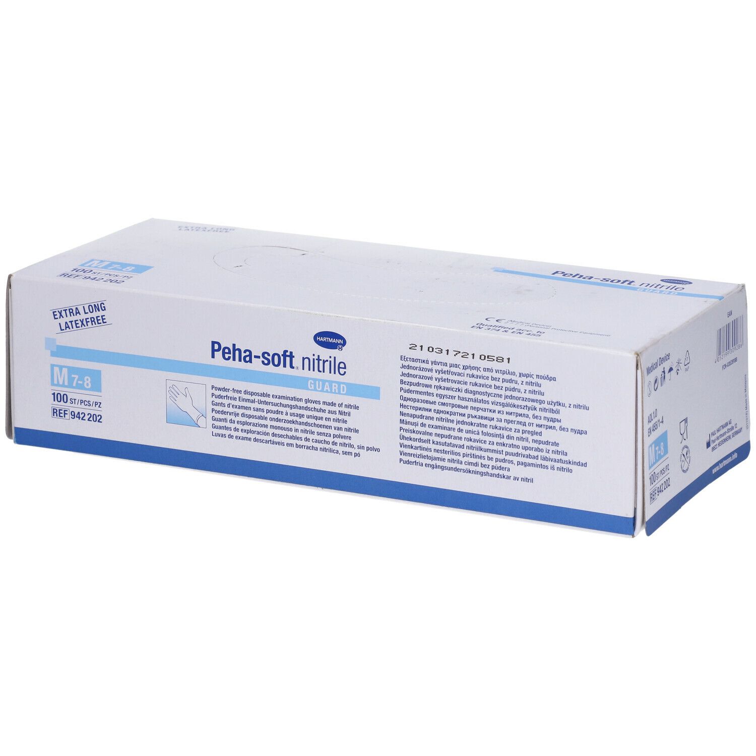 Peha-soft® nitrile guard puderfrei Gr.M