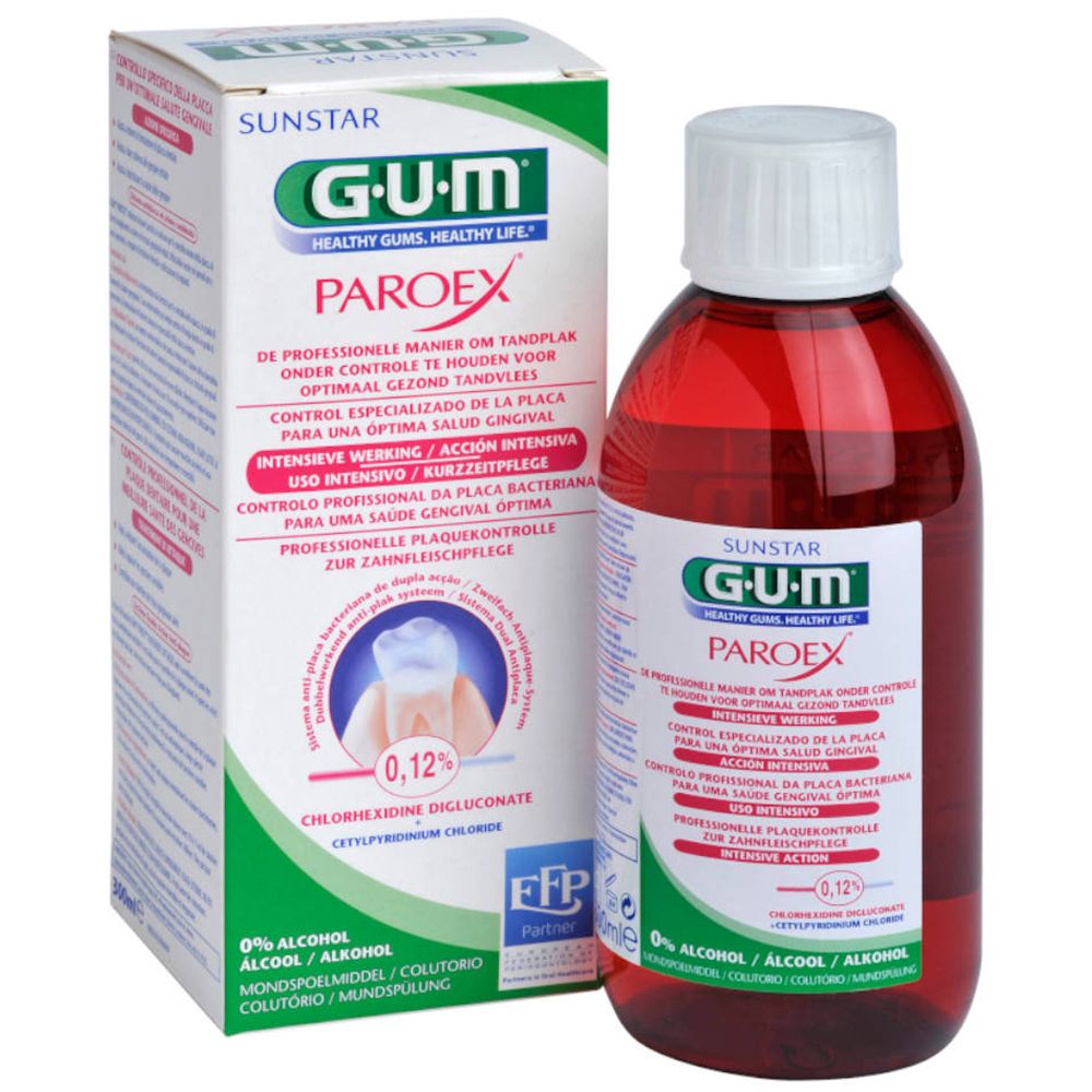 GUM® Paroex® Bain de bouche 0,12% Chlorhexidine