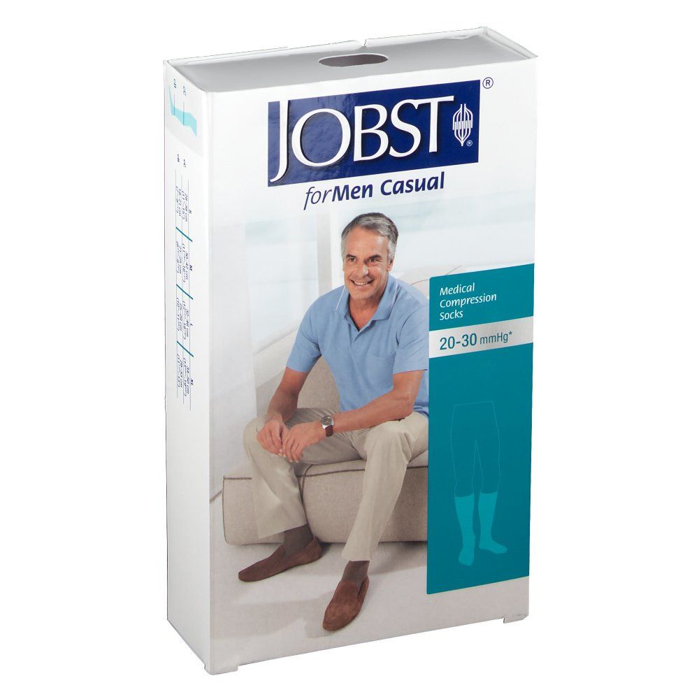 JOBST® for Men Casual Kompressionsstrümpfe 20-30 mmHg Navy Gr. M