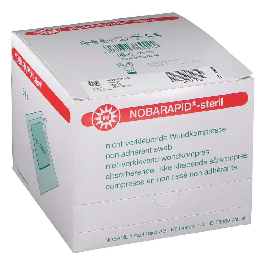 NOBARAPID®-steril 10 x 10 cm