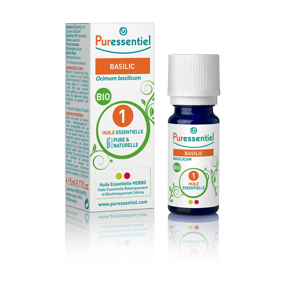 Puressentiel mit 1 ätherischen Öl Bio Basilikum