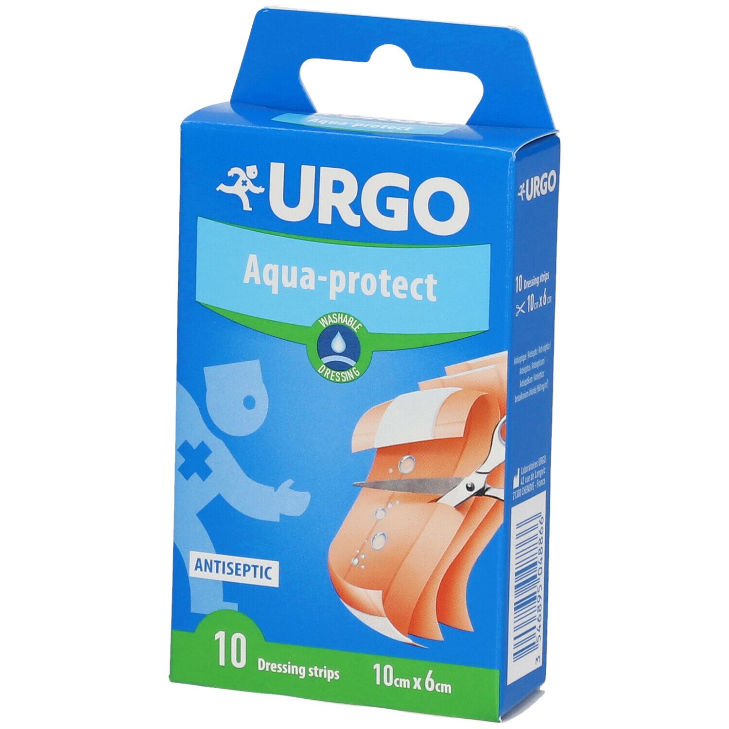 URGO Aqua-Protect Wasserbeständige Pflaster 10 x 6 cm