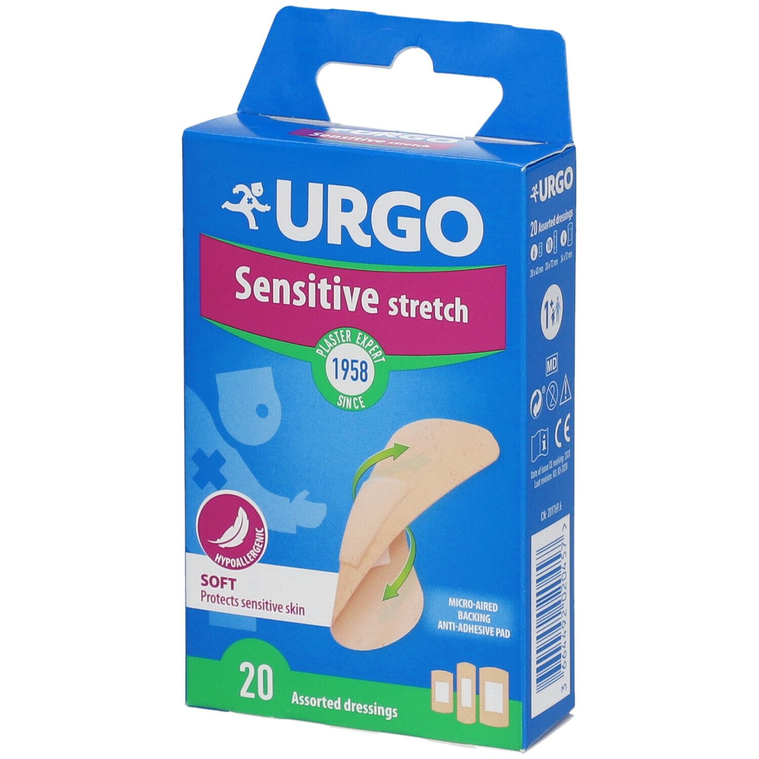 URGO Sensitive Strech Pflaster sortiert