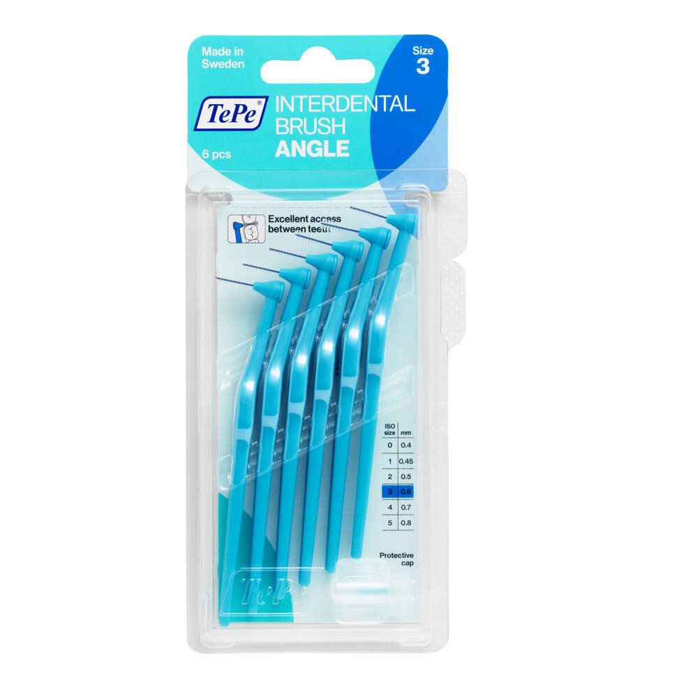 TePe® Angle Interdentalbürsten blau 0,6 mm