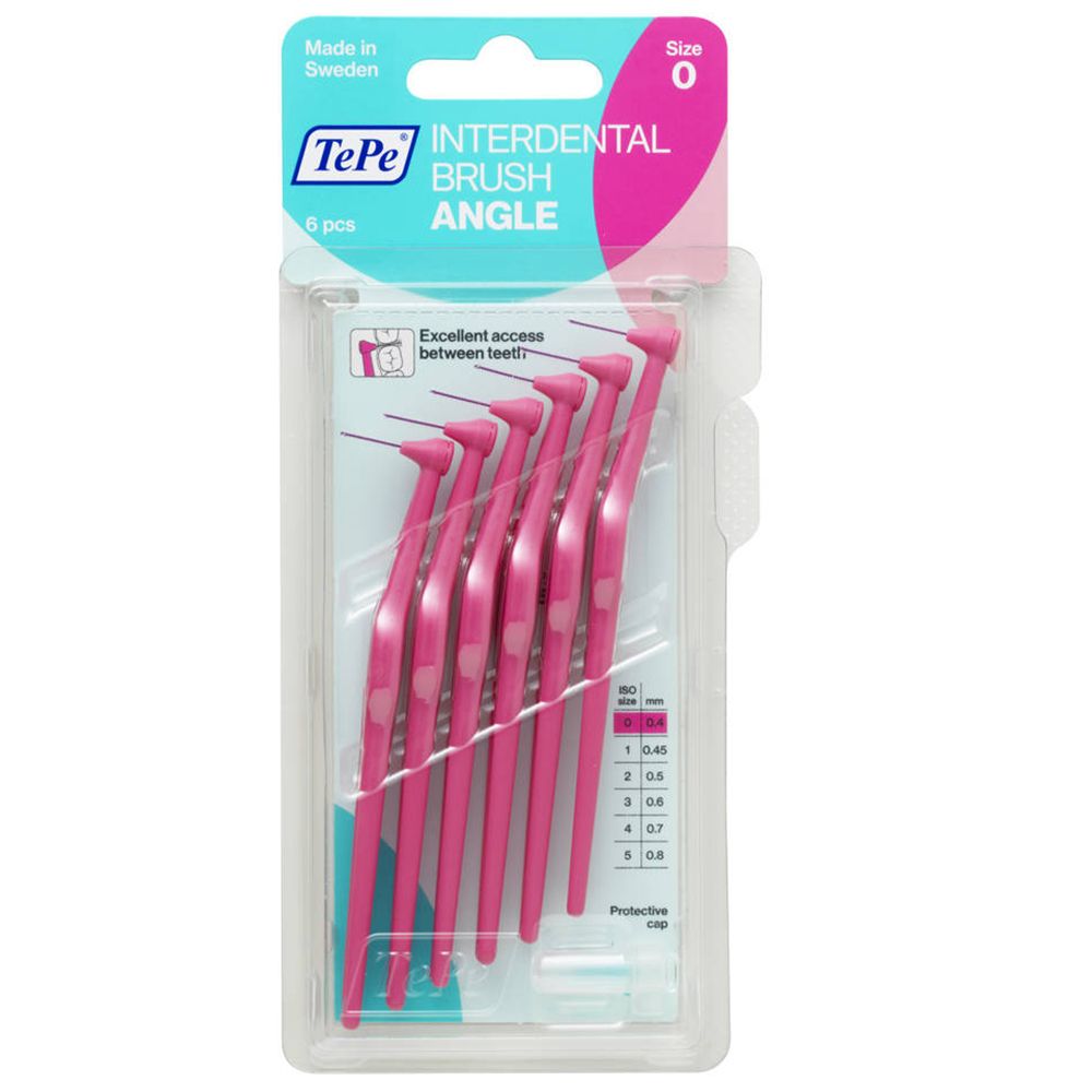 TePe® Angle Interdentalbürsten rosa 0,40 mm