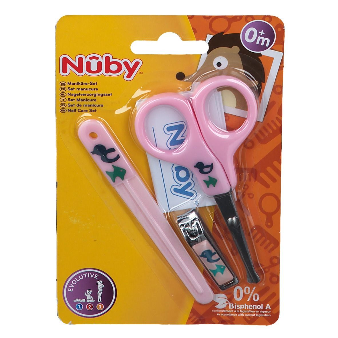 Nuby Manikür-Set Pink