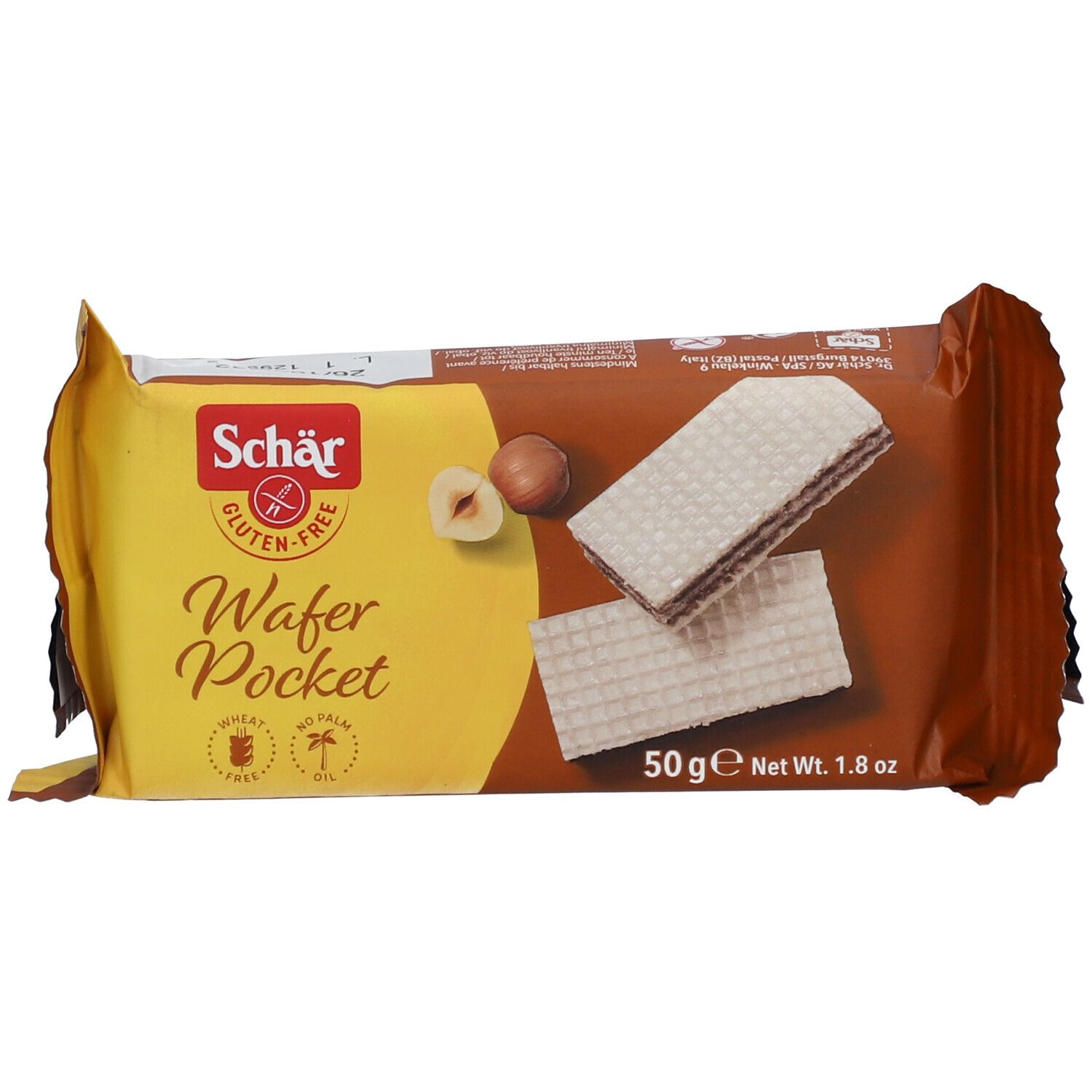 Schär Gaufrettes aux noisettes sans gluten Pocket