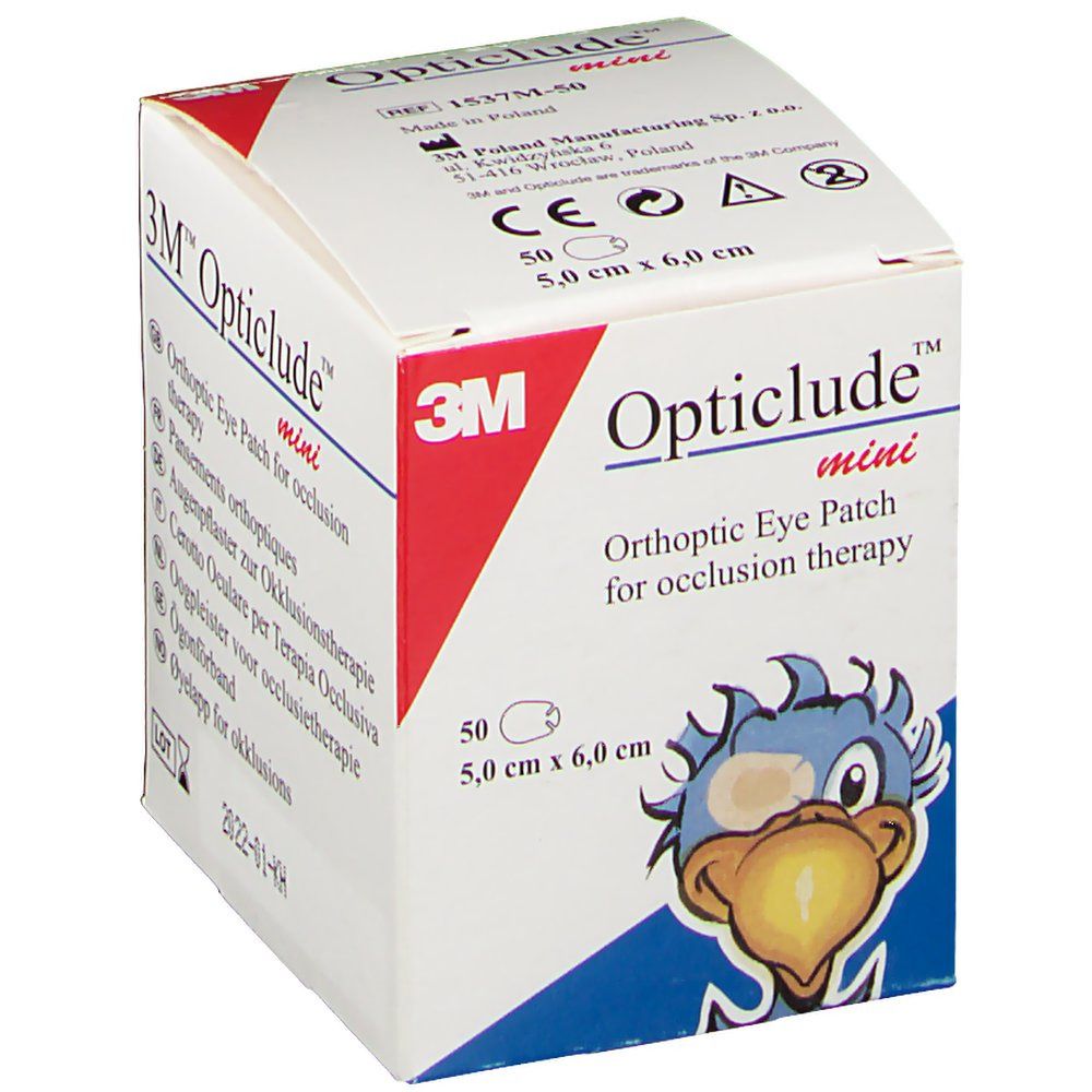 Image of 3M Opticlude™ Standard mini Augenpflaster 5 x 6 cm