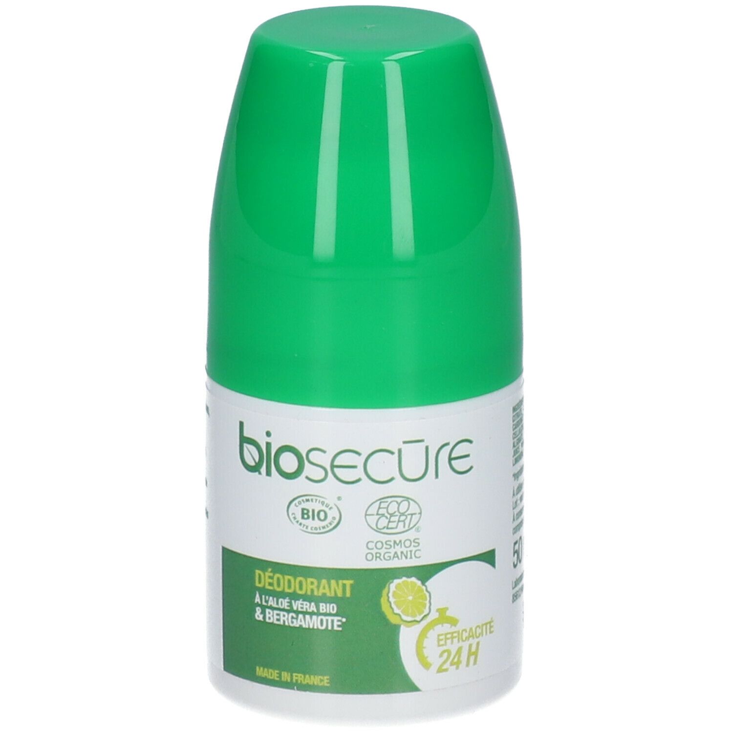 Bio Secure Deodorant alkoholfreier Alaunstein Bergamotte 24 Stunden