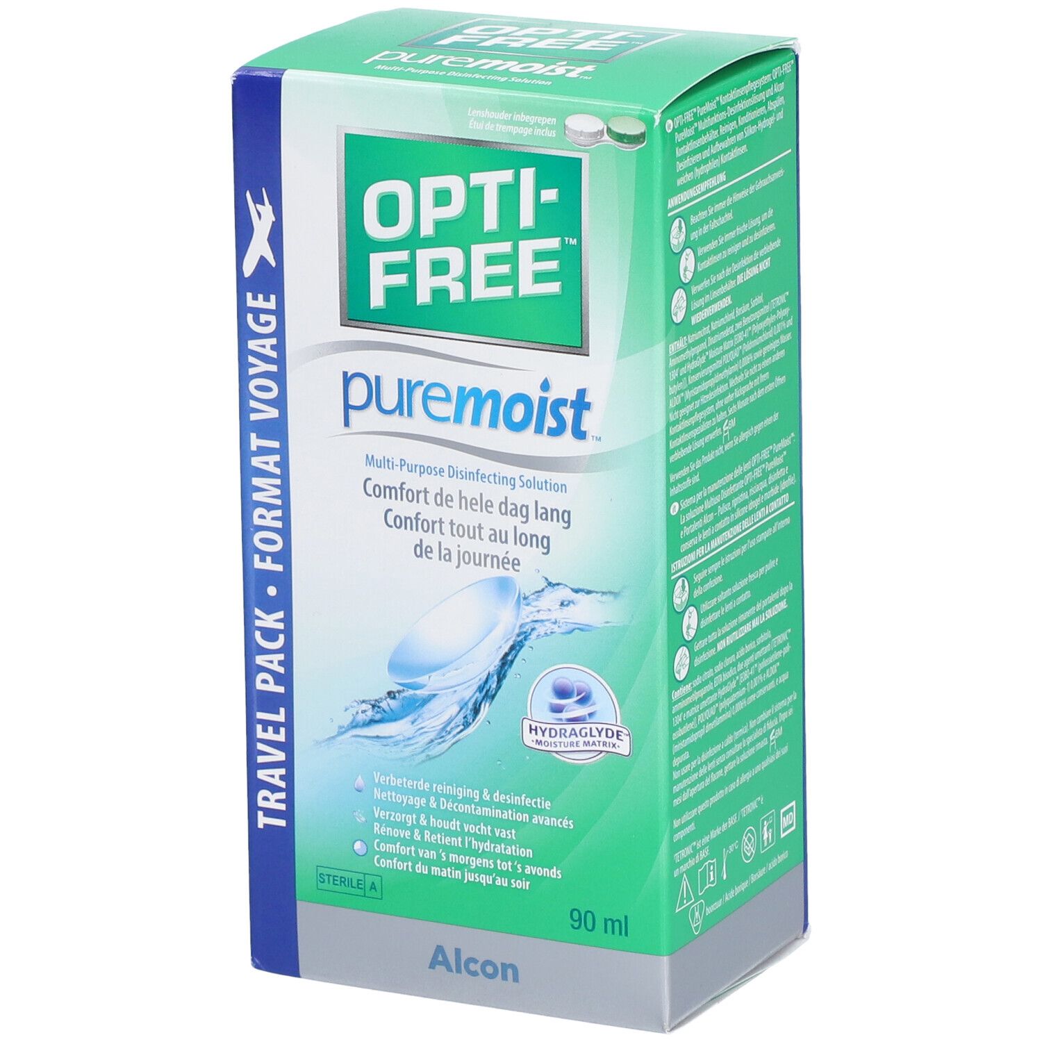 Image of Opti-Free® Pure Moist® Reise Pack 16 Stunden Feuchtigkeit