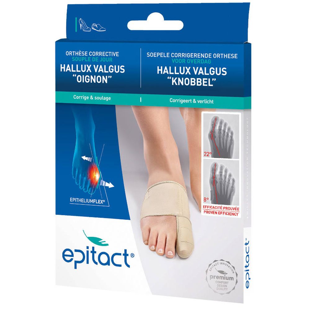 epitact® Korrekturschiene aus Epithelium™ Hallux valgus Flex Gr. S