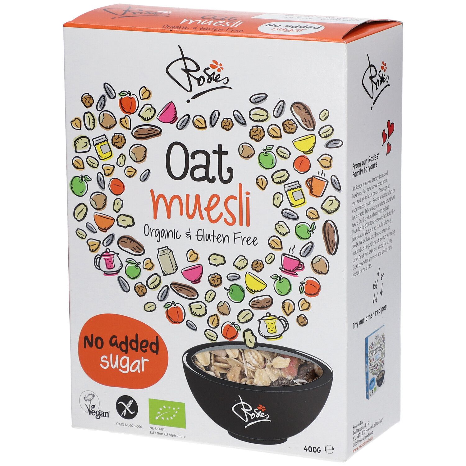 Rosies Haver Muesli Bio 400G