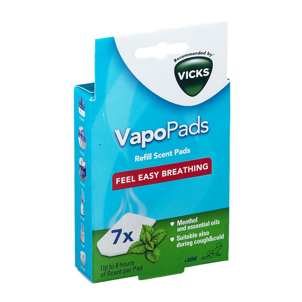 Image of VICKS® Comforting VapoPads® Menthol +36 Monate