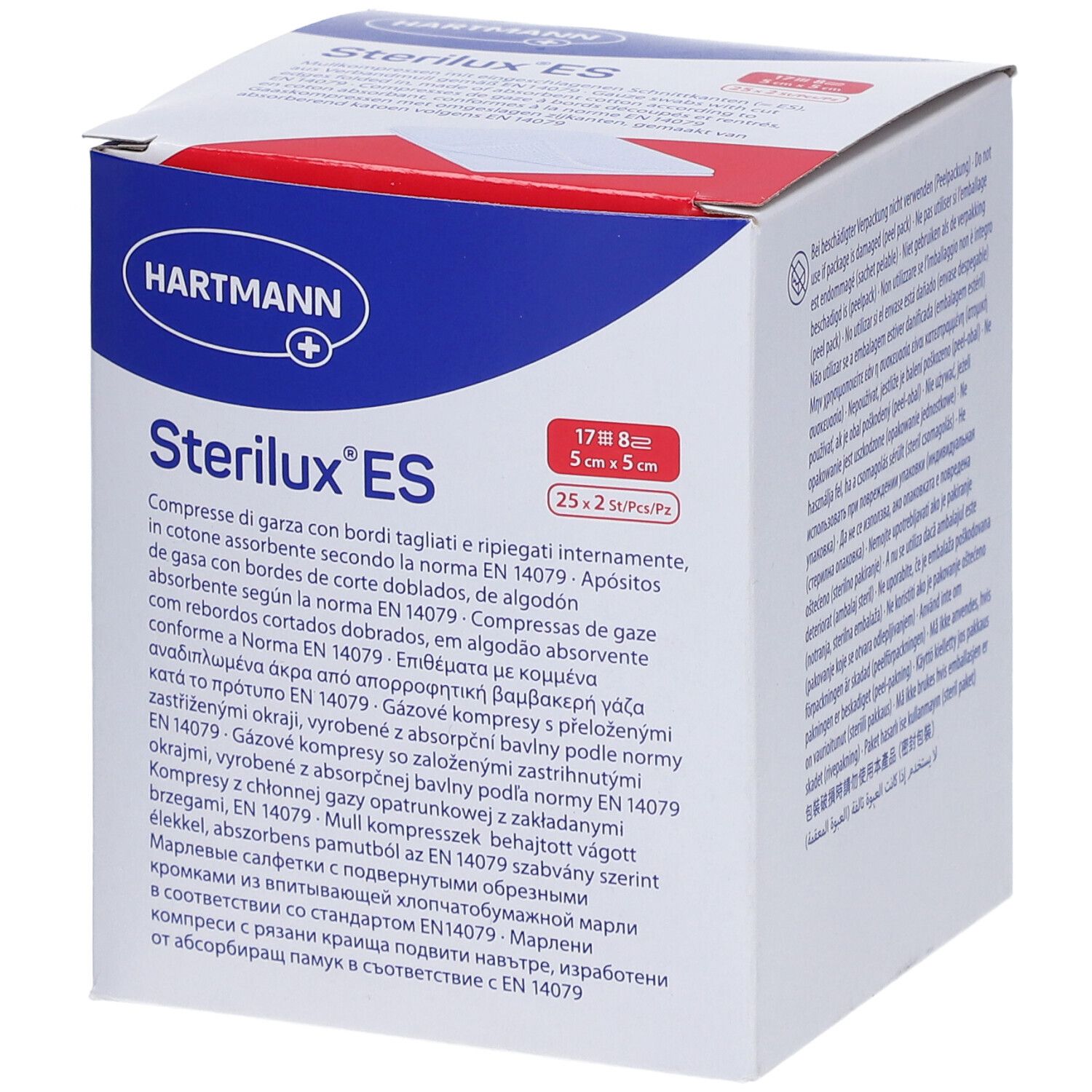Sterilux® ES-Kompressen steril 8fach 5 x 5 cm
