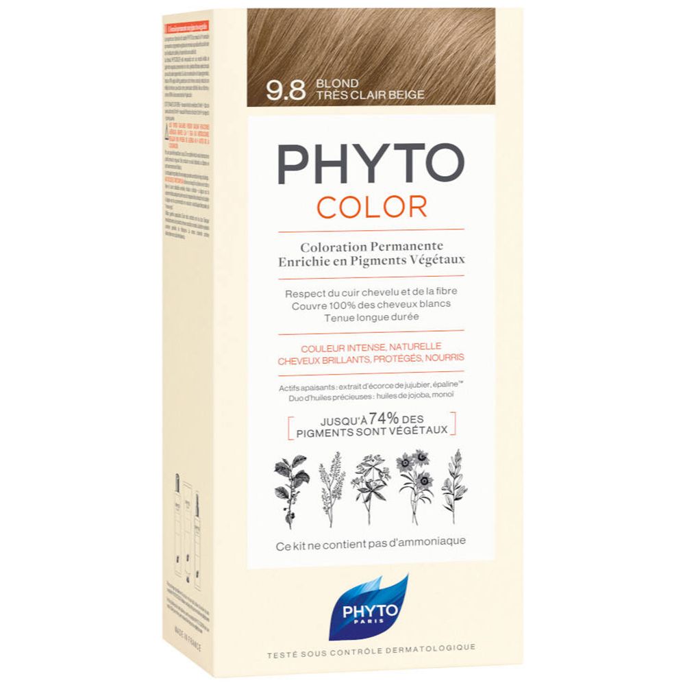 PHYTOCOLOR 9.8 Sehr helles Beigeblond