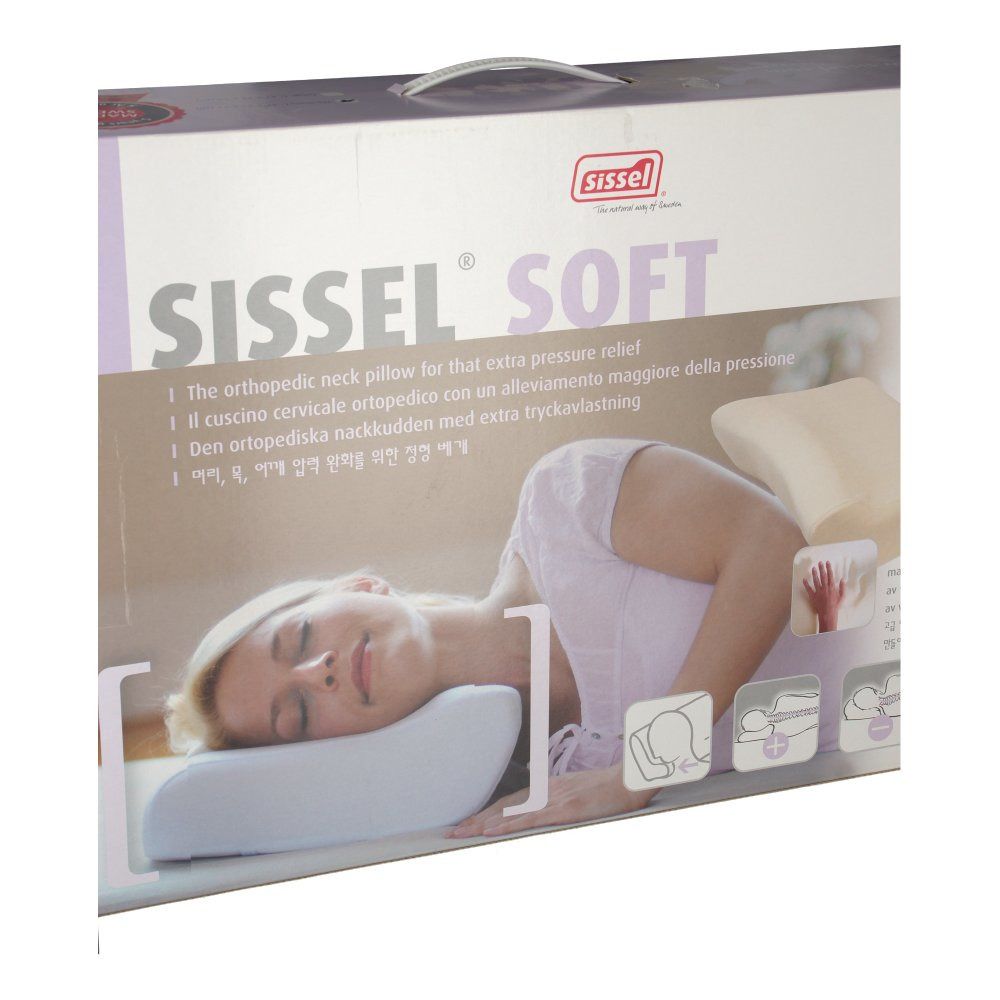 Sissel Soft Visco-Elastique Oreiller + Couverture Ivoire Medium 1 pièce
