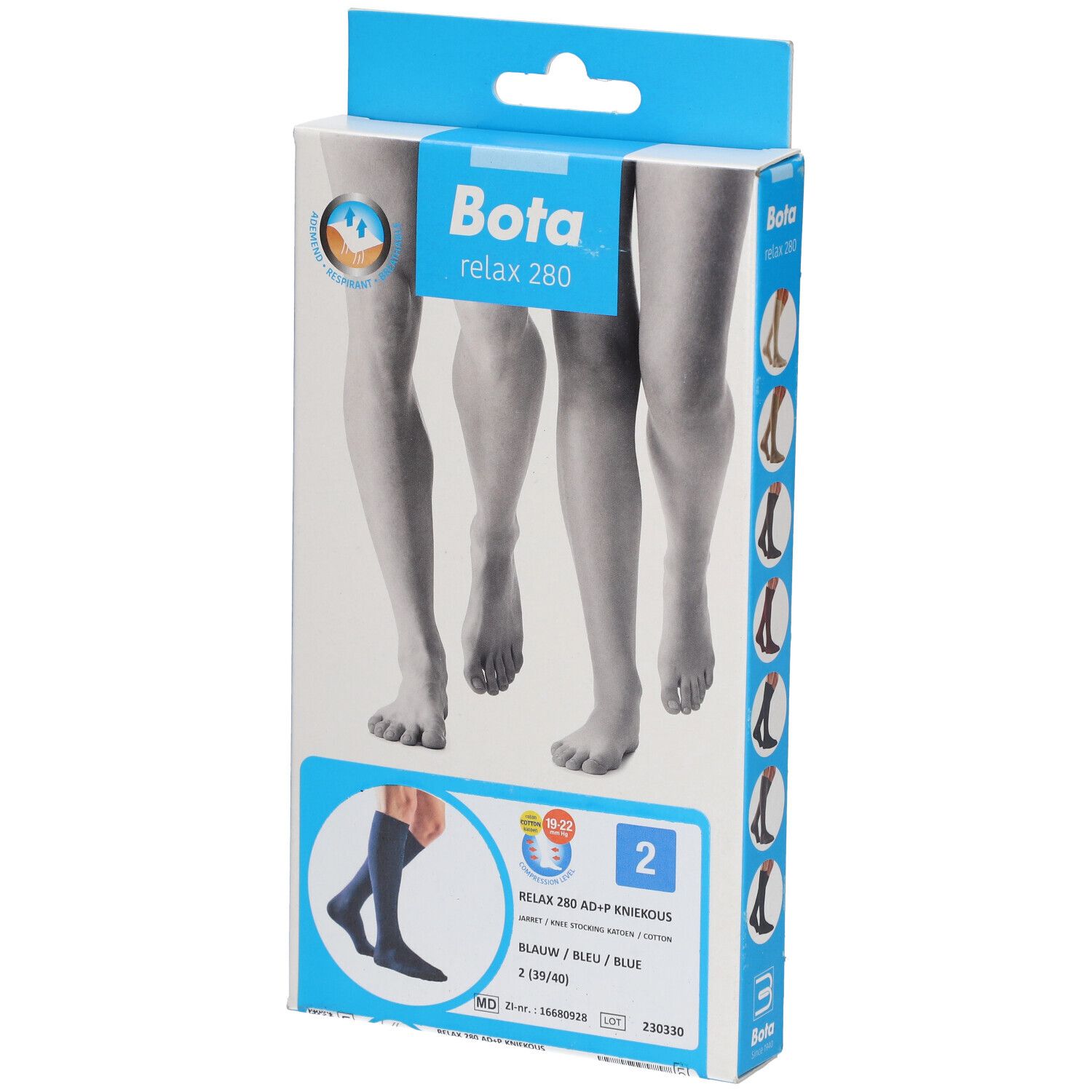 Bota Relax 280 Baumwoll-Kniestrumpf AD Größe 2