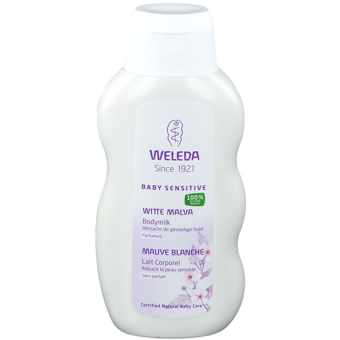 Image of Weleda Baby Derma weiße Malve Körpermilch