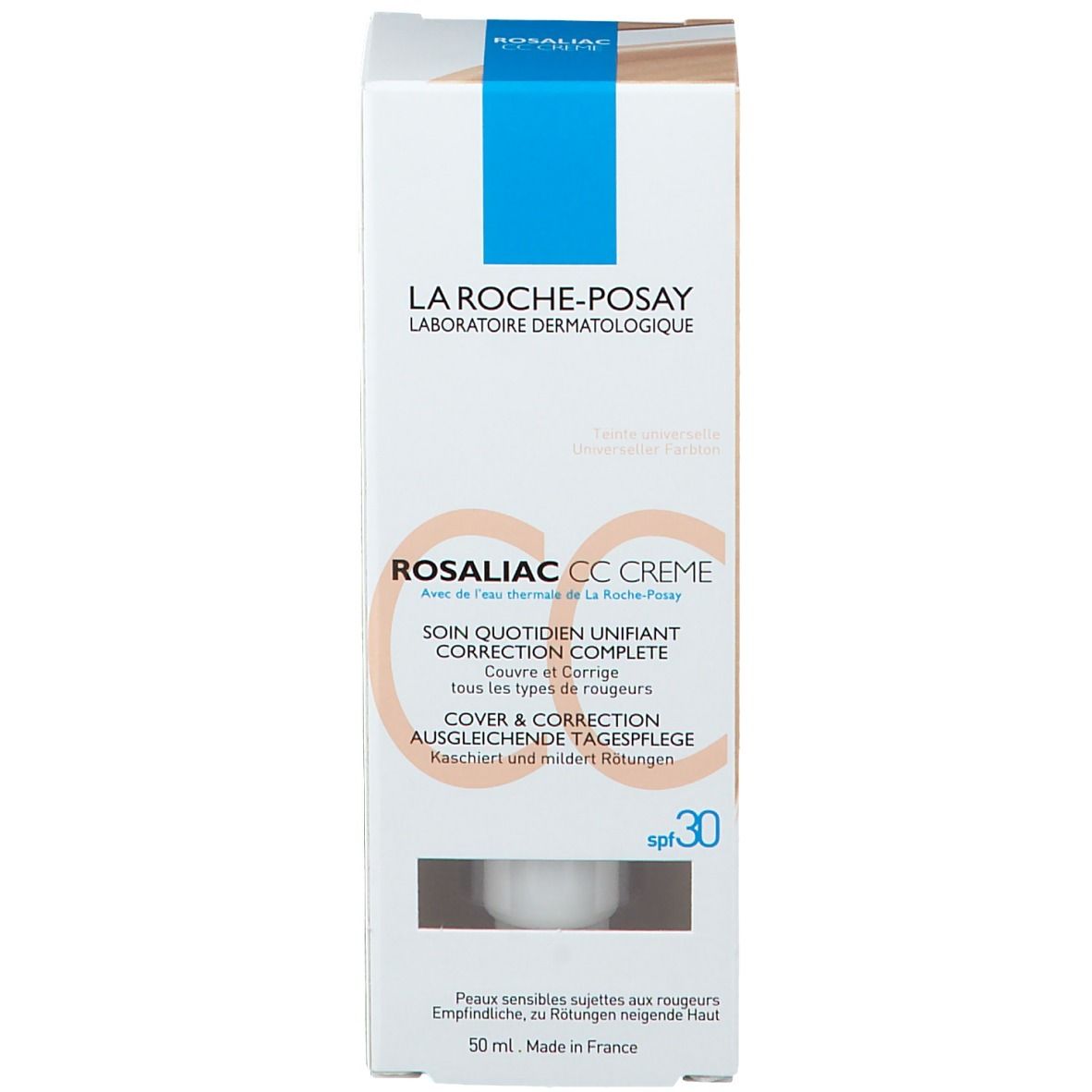 La RochePosay Rosaliac CC Creme SPF 30 Tagespflege bei Hautrötungen shopapotheke.ch