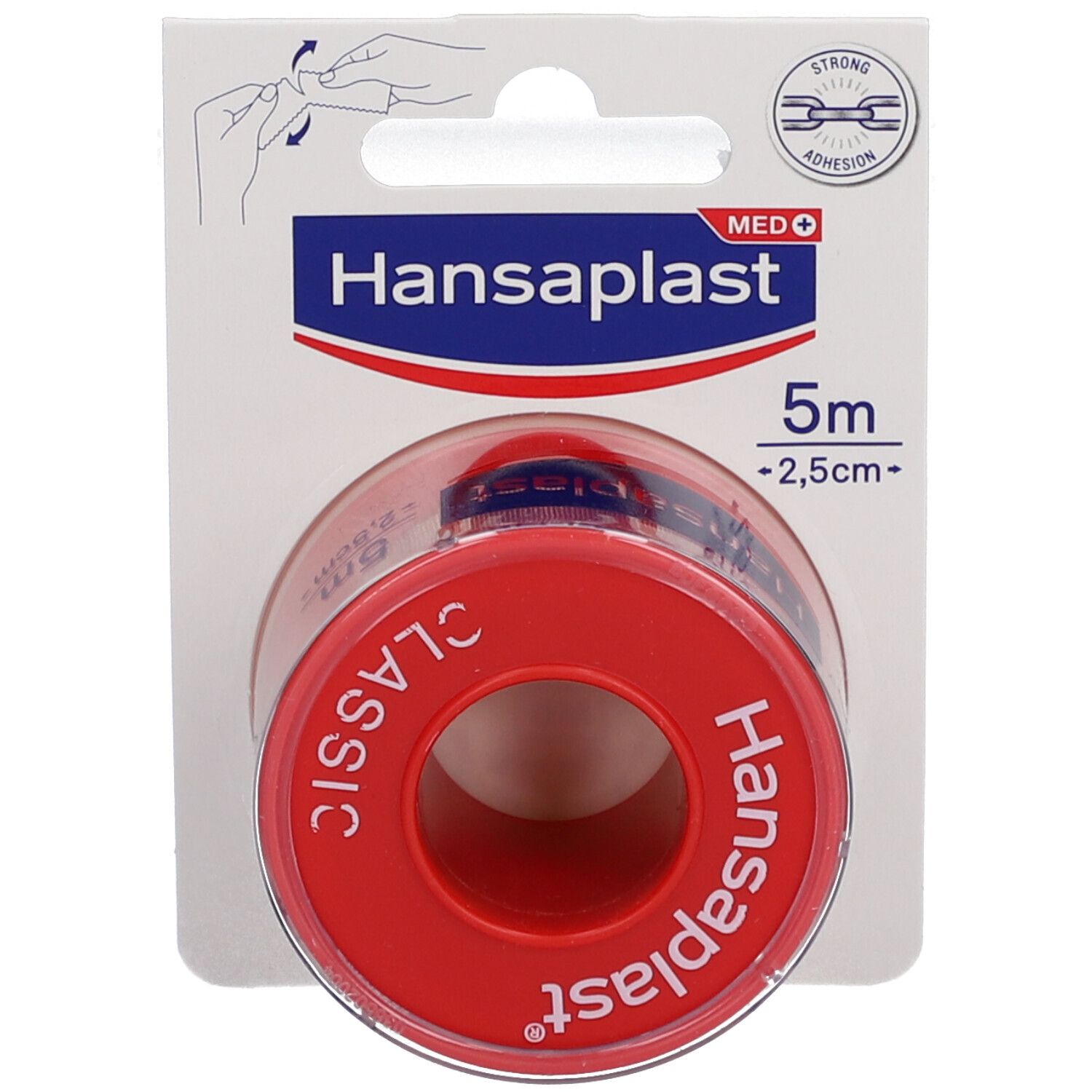 Hansaplast Classic Fixierpflaster 2,5 cm x 5 m