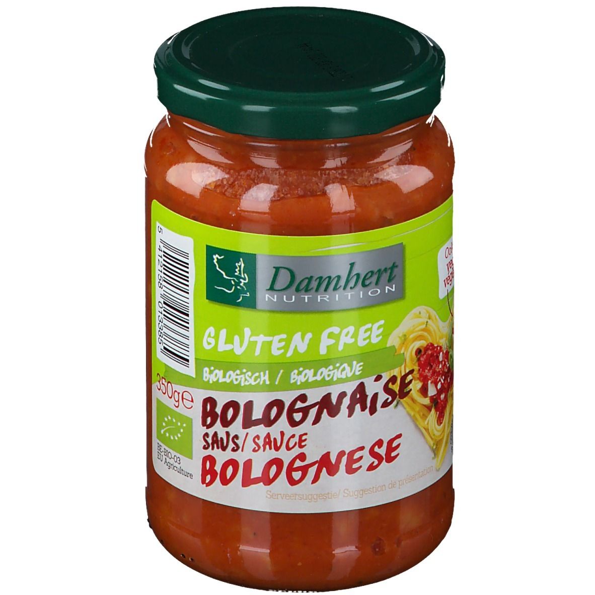 Image of Damhert vegetarische Bolognese-Sauce glutenfrei