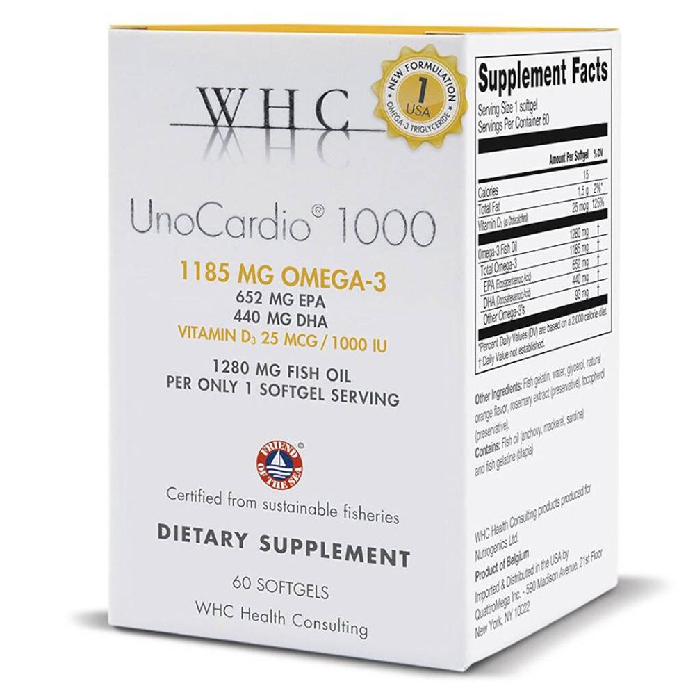 Image of WHC UnoCardio® 1000 + Vitamin D 1000