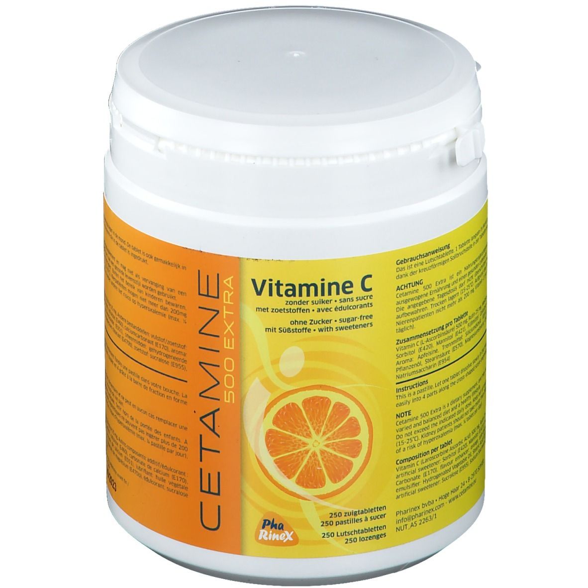 CETAMINE 500 EXTRA Vitamin ohne Zucker