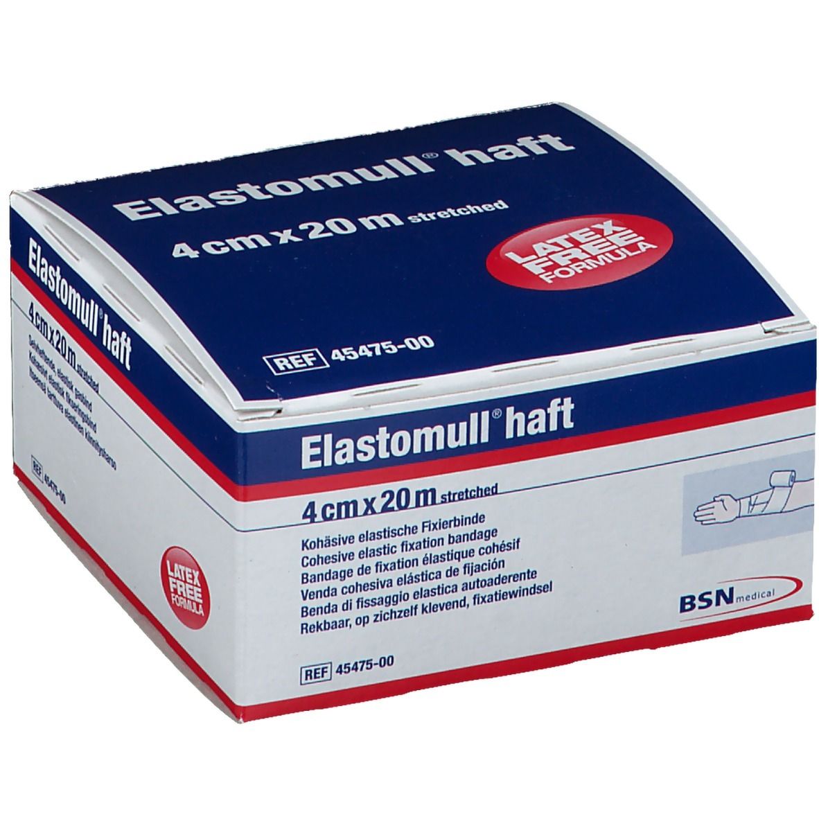 Elastomull® haft kohäsive elastische Fixierbinde 4 cm x 20 m