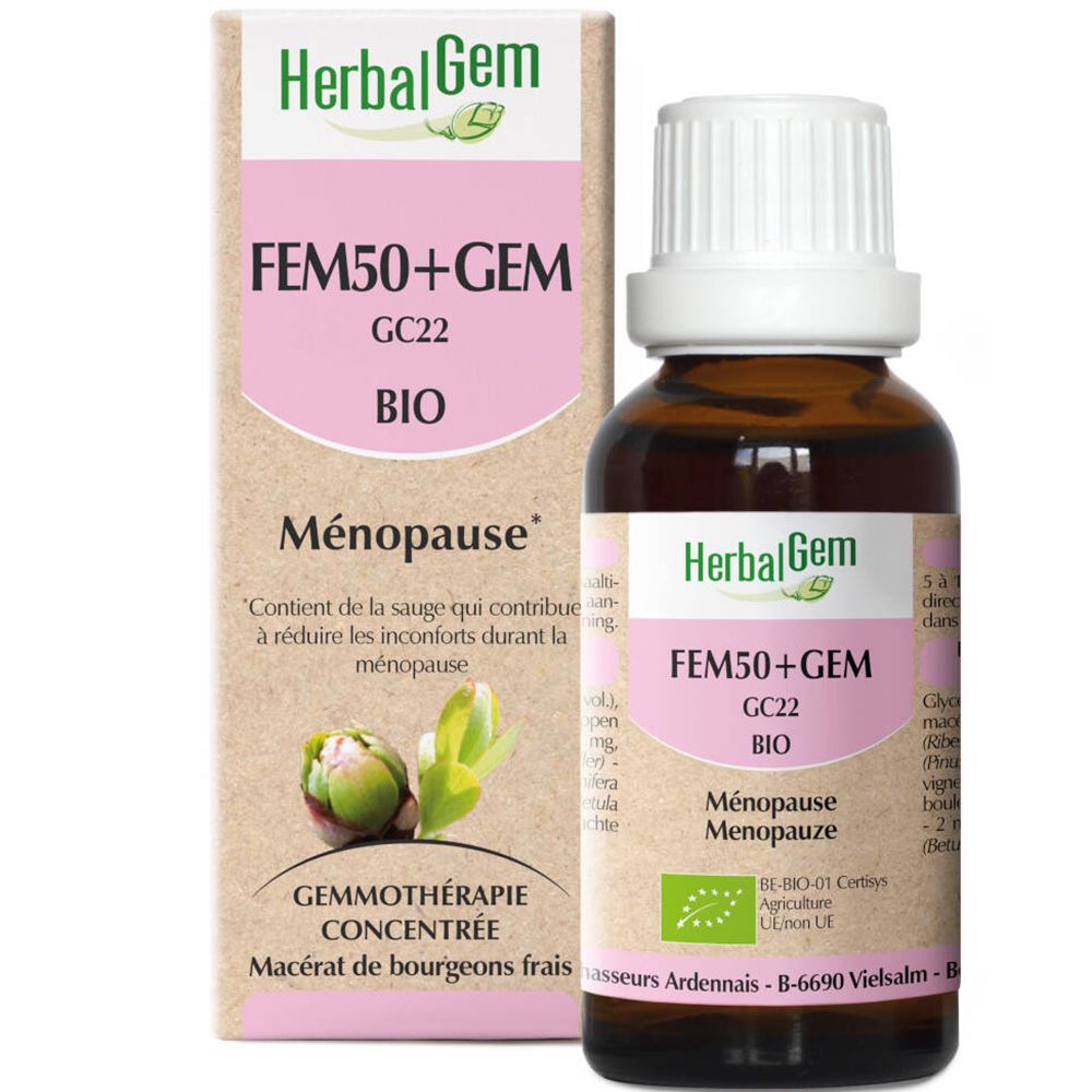 HerbalGem FEM50 + GEM Bio Menopause
