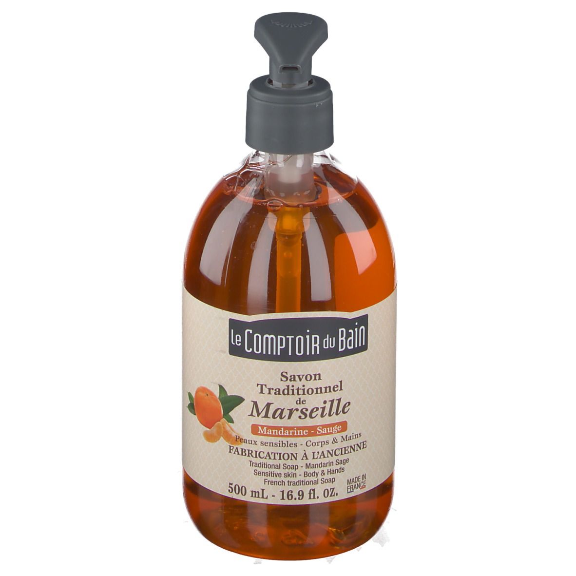 Le Comptoir du Bain Traditionelle Marseille Seife Mandarine-Salbei