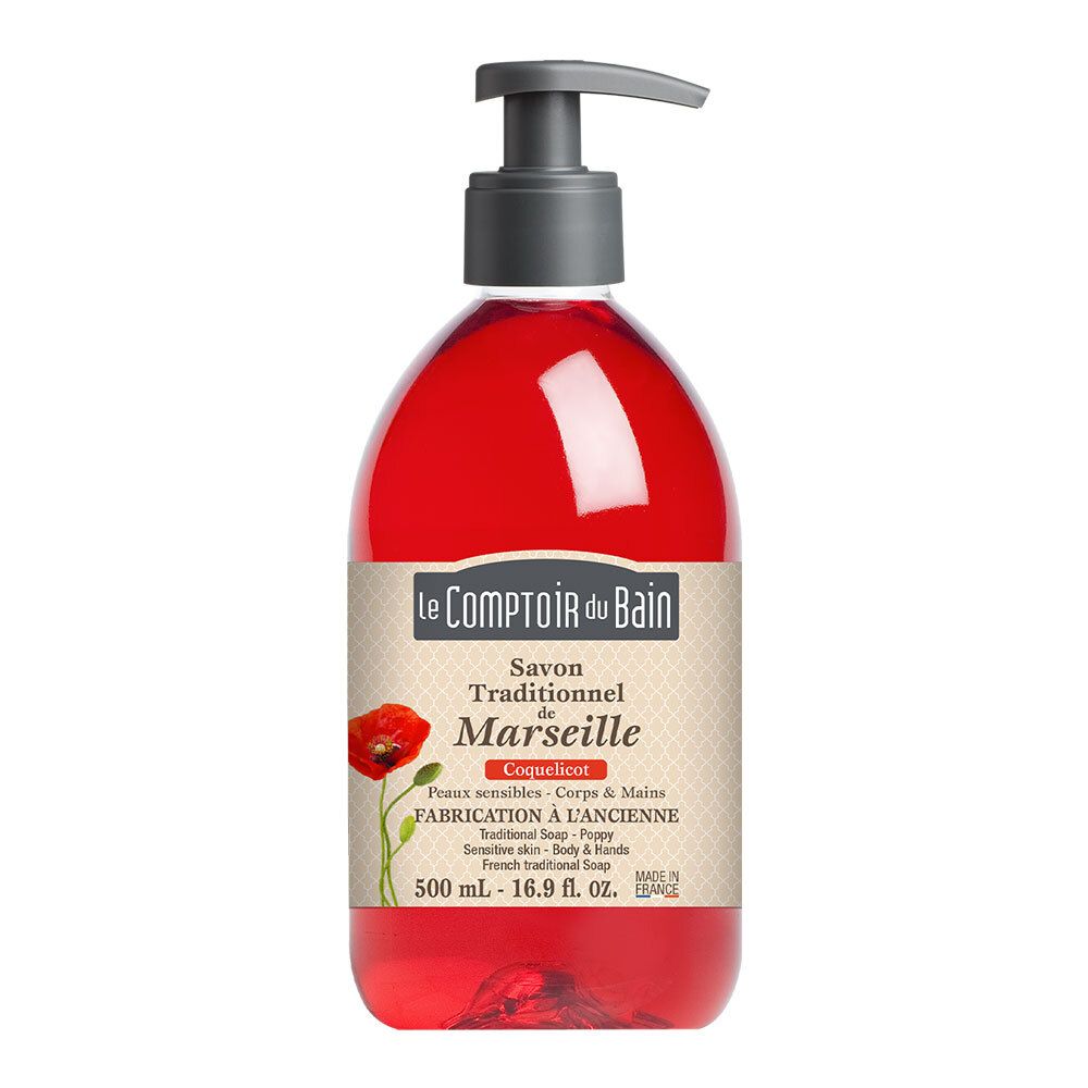 Le Comptoir du Bain Traditionelle Marseille Seife Mohnblüten-Duft