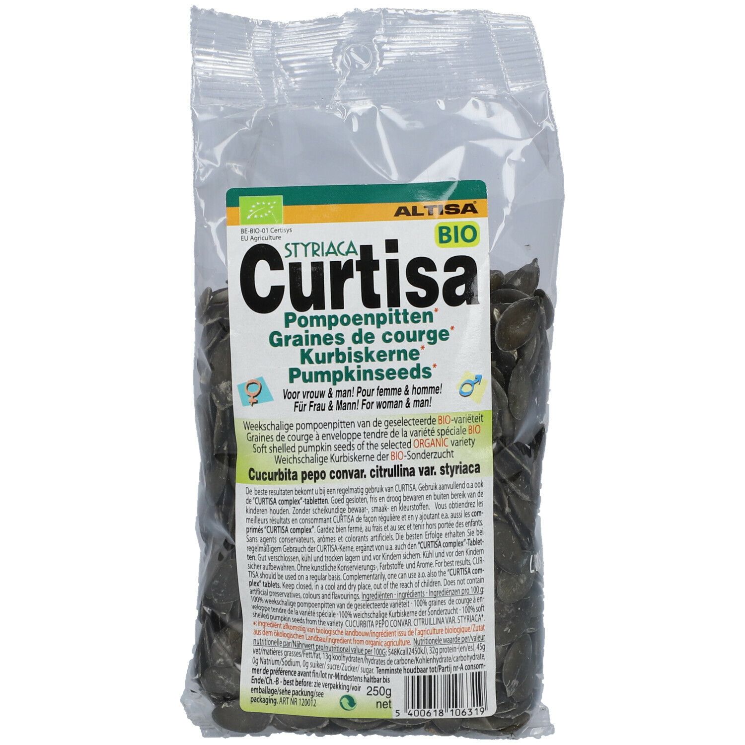ALTISA® Curtisa Kürbiskerne BIO