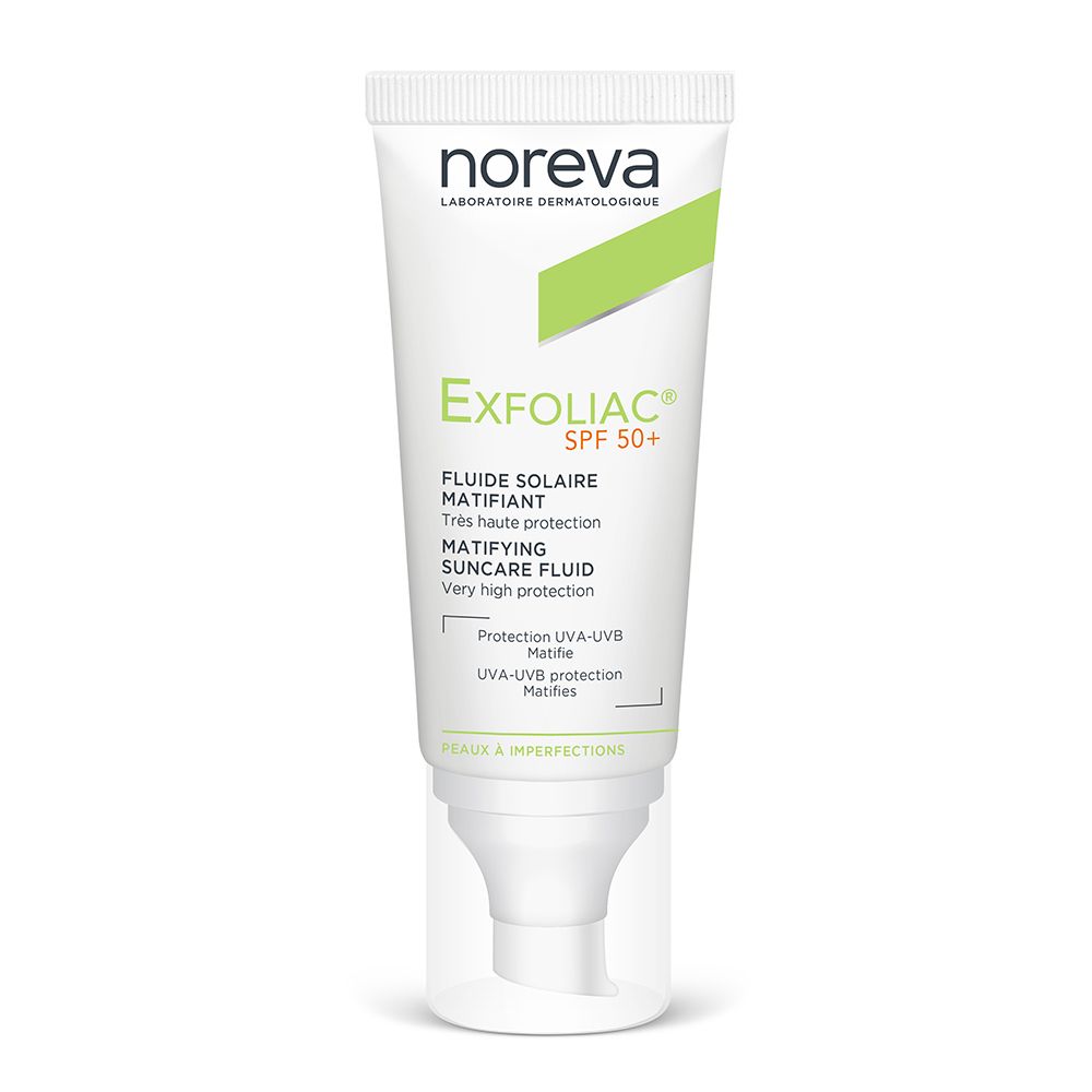 noreva EXFOLIAC® mattierender Sonnenschutz LSF 50+