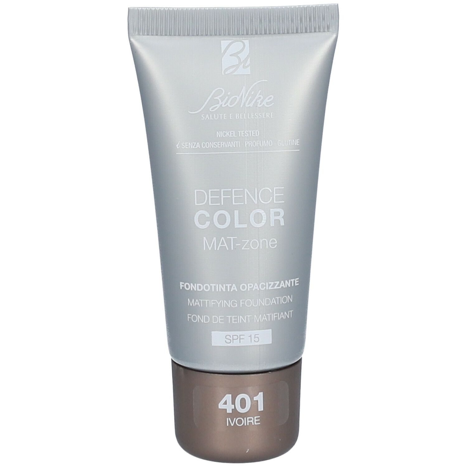 BioNike DEFENCE COLOR MAT-zone Mattierendes Make-up 401 IVOIRE