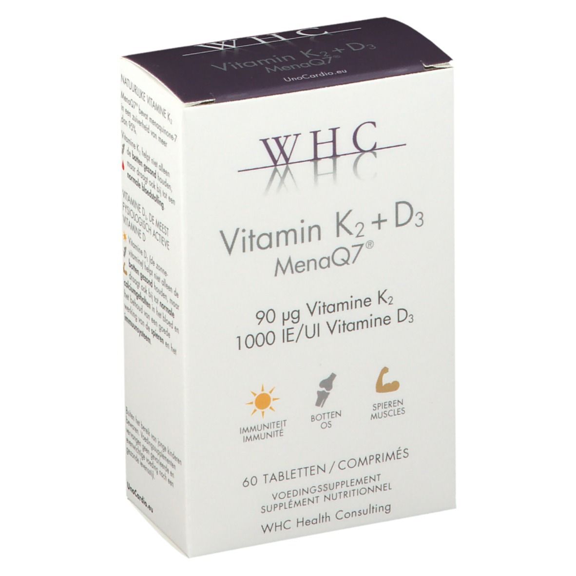 WHC Vitamin K2 + D3 MenaQ7®