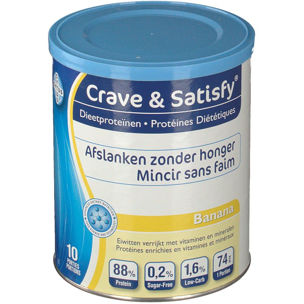 Crave & Satisfy® Diätetische Proteine Bananen-Geschmack
