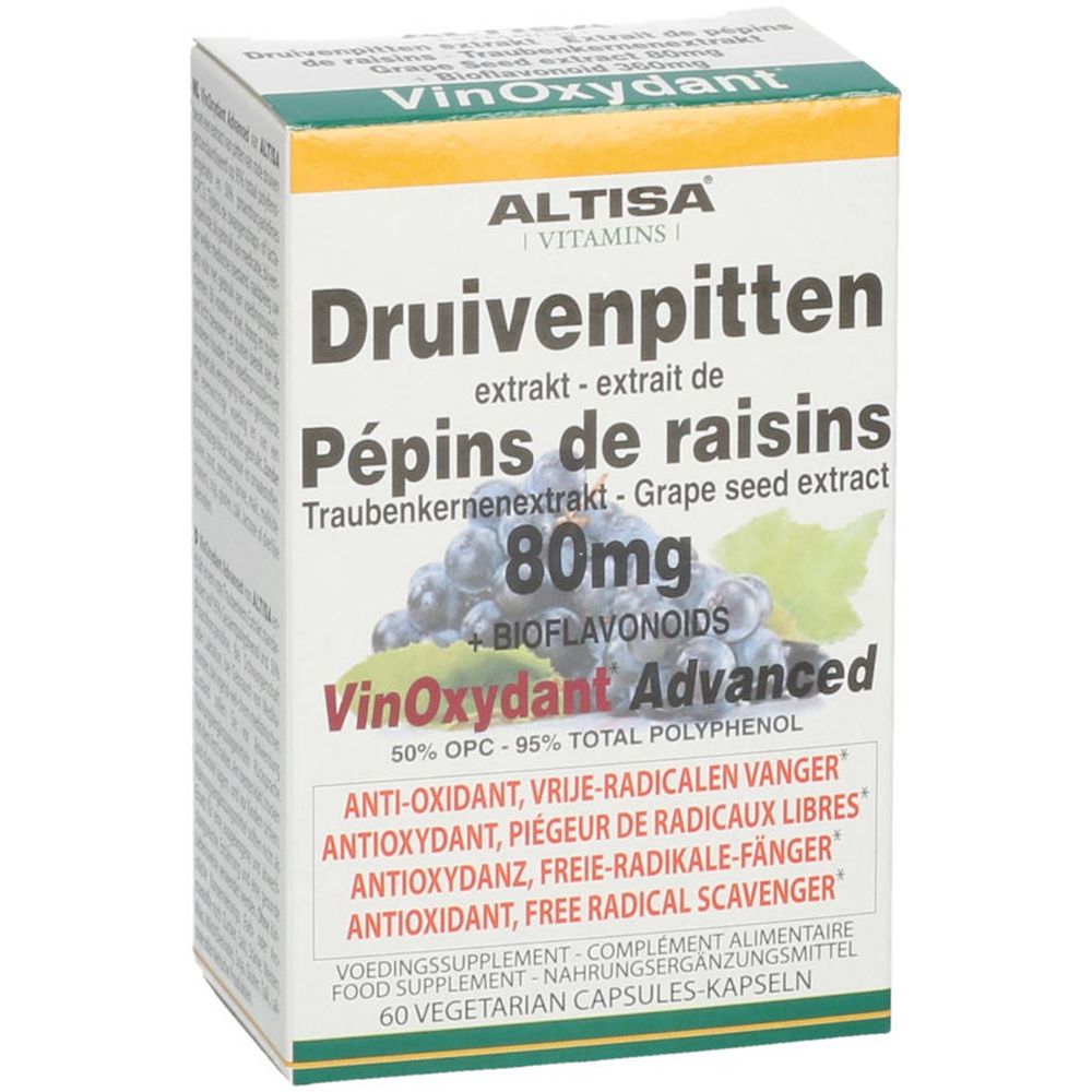 Altisa Vinoxidant Advanced Traubenkerne + Bioflavonoide