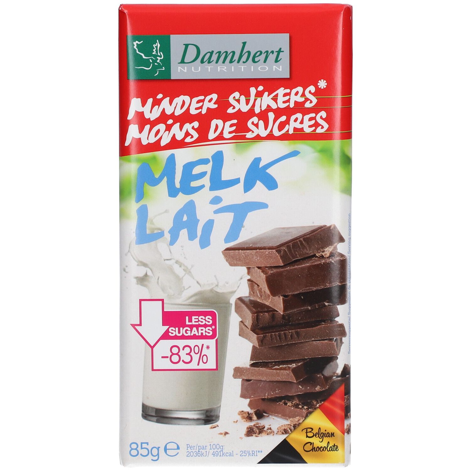 Damhert Chocolat Sans Sucre