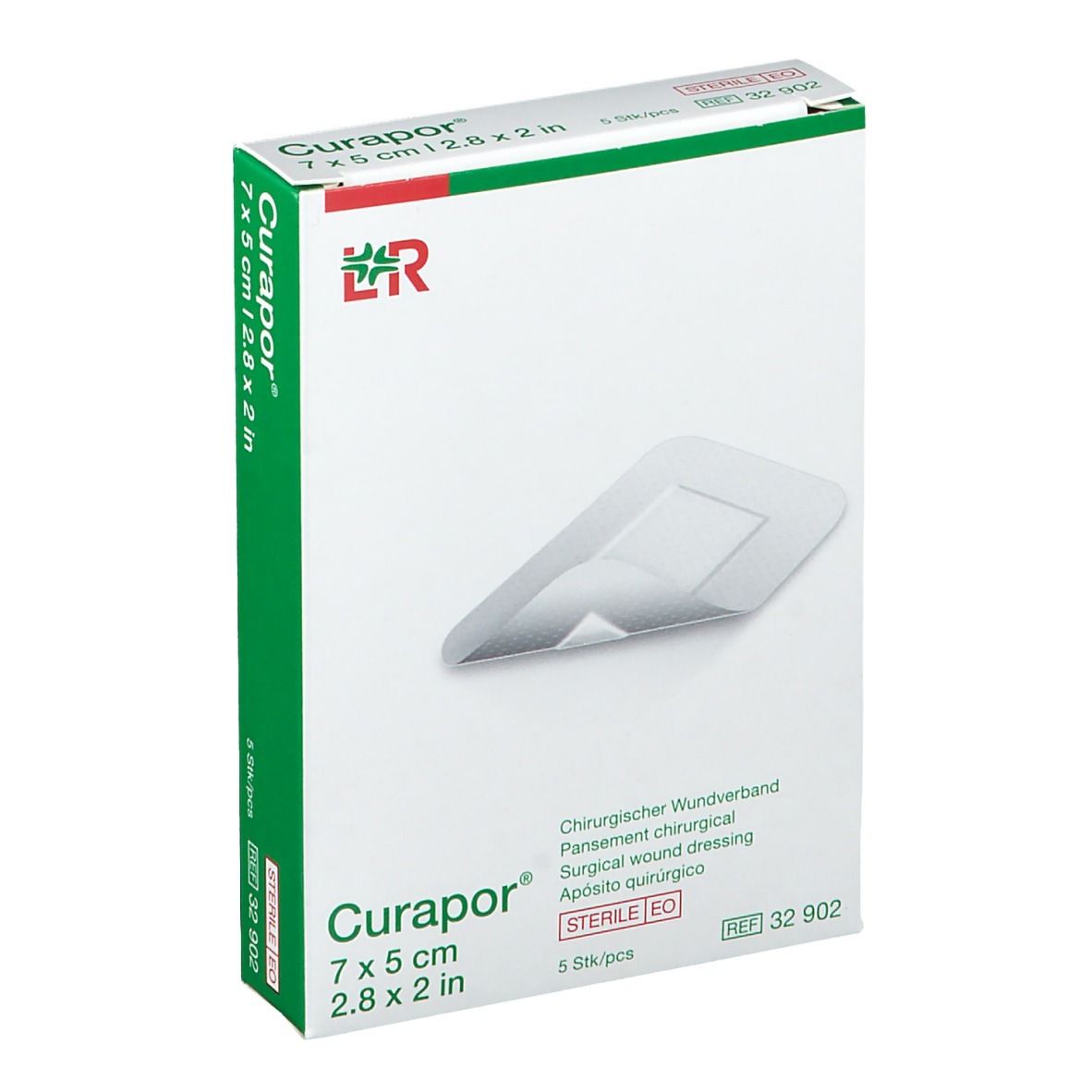 Curapor® Wundverband 7 cm x 5 cm steril