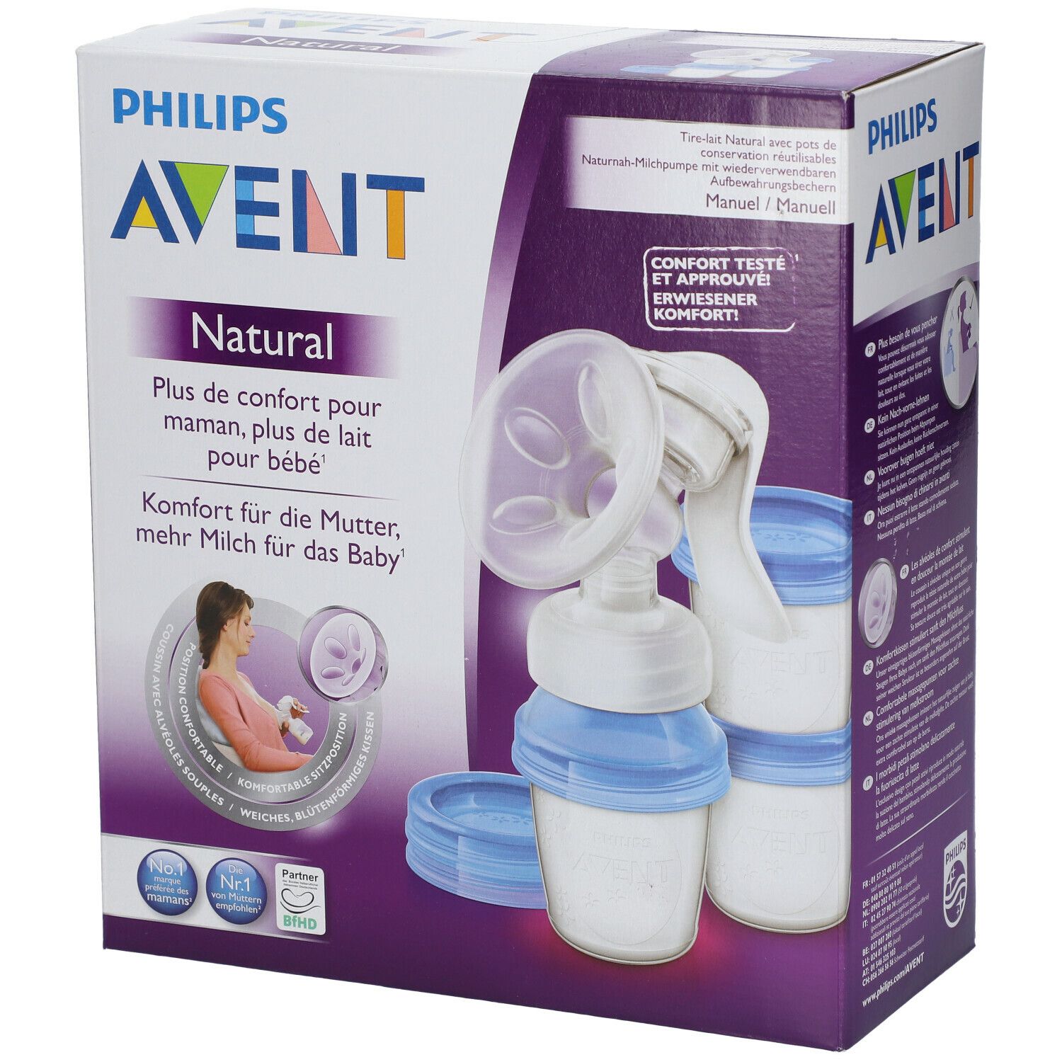 Image of Philips® AVENT Naturnah Handmilchpumpe