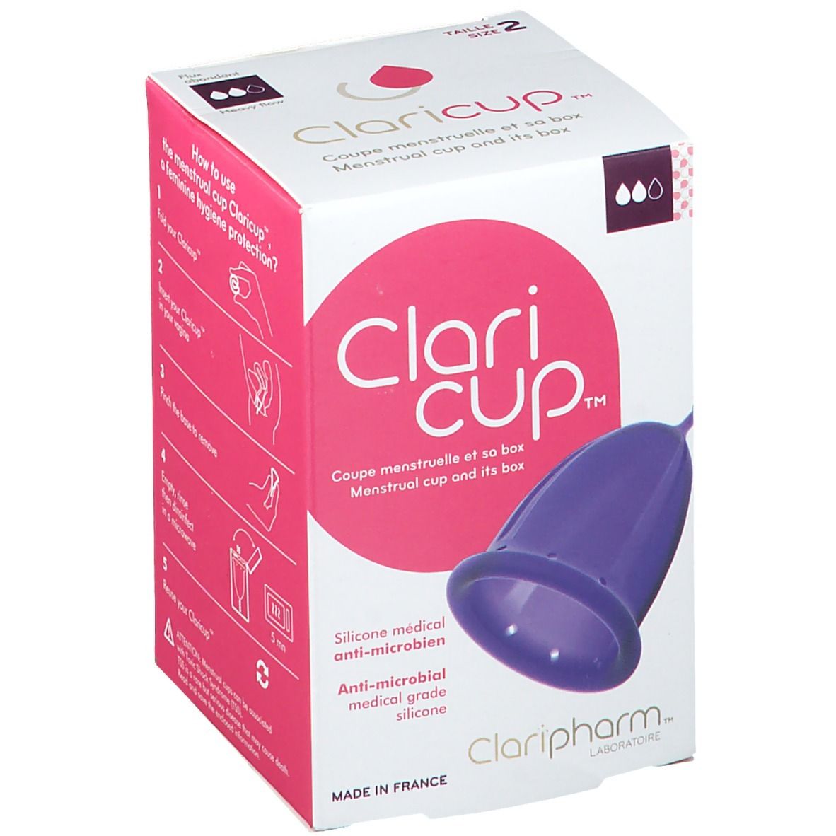Image of Clari cup™ Menstruationstasse Gr. 2
