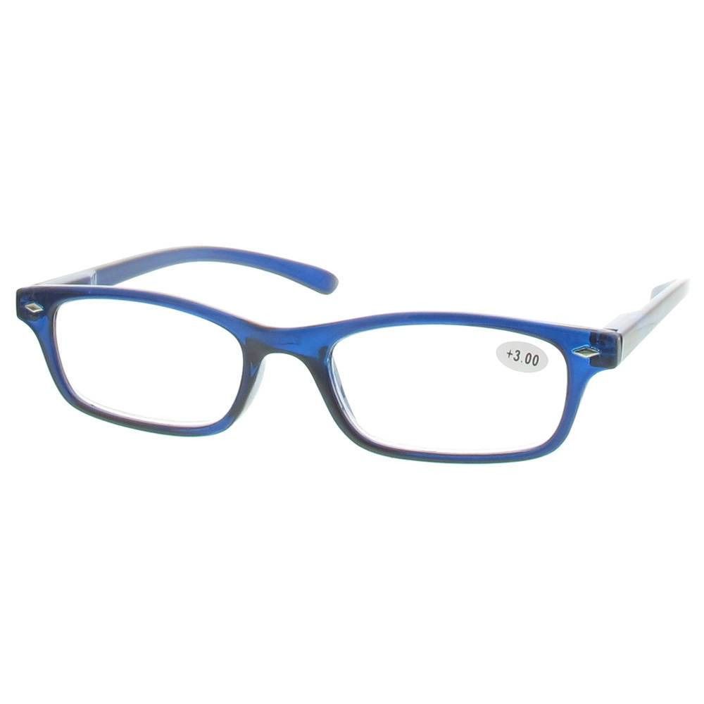 Image of Pharma Glasses Lesebrille dunkel blau + 3.00