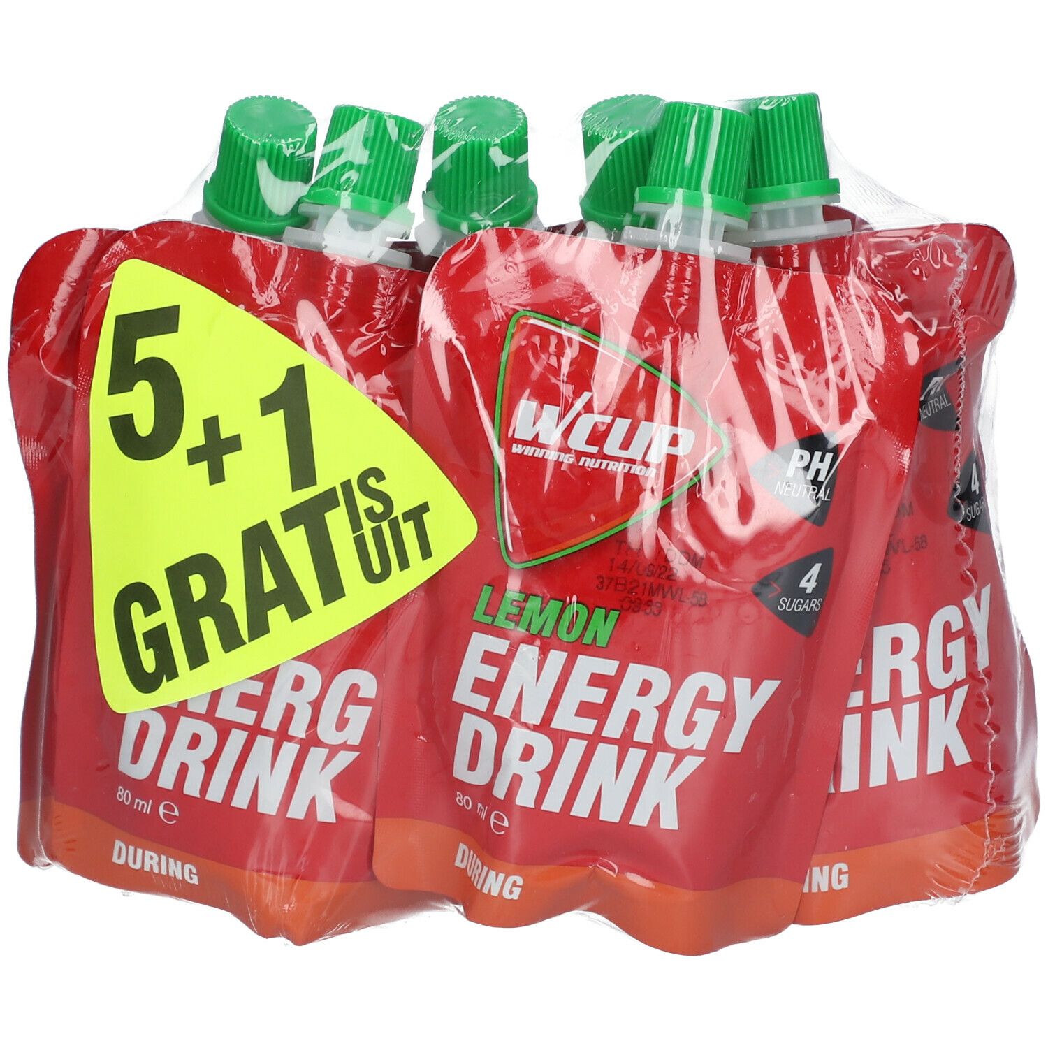 Image of WCUP Energy Drink Zitrone 5+1